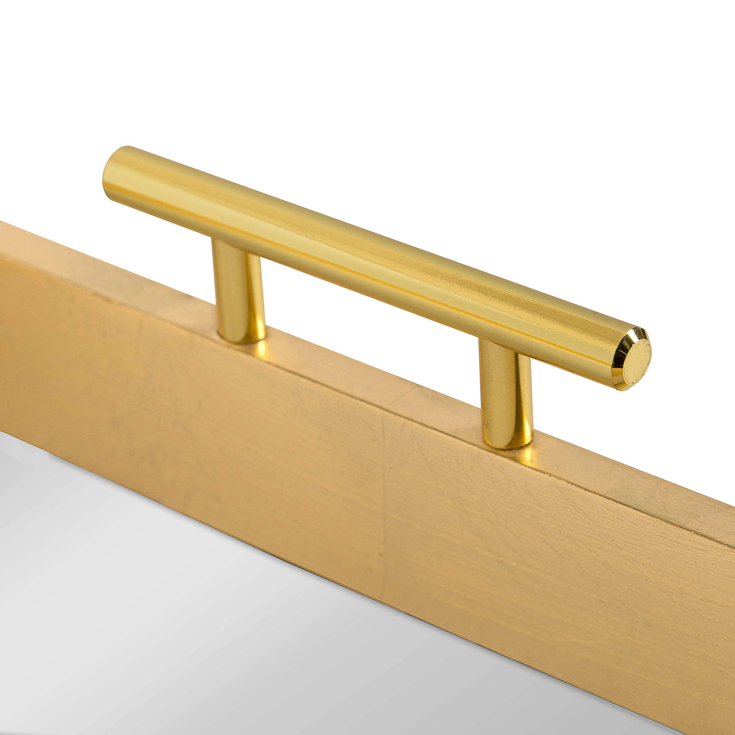 Amazon｜Kate and Laurel リプトン 装飾トレイ メタルハンドル付き