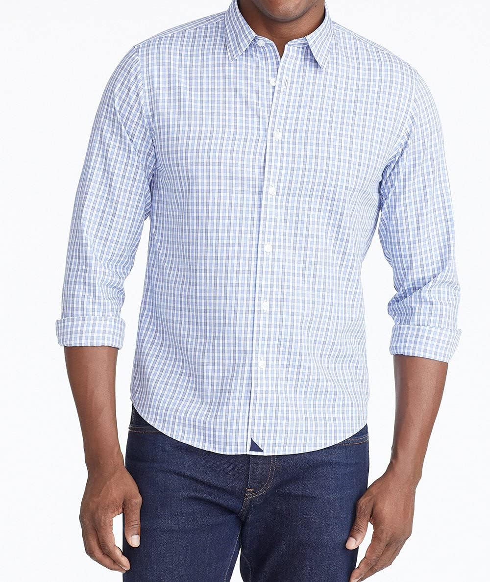 UNTUCKit Wrinkle-Free Long Sleeve Patterned Color Button Down Dress Shirt