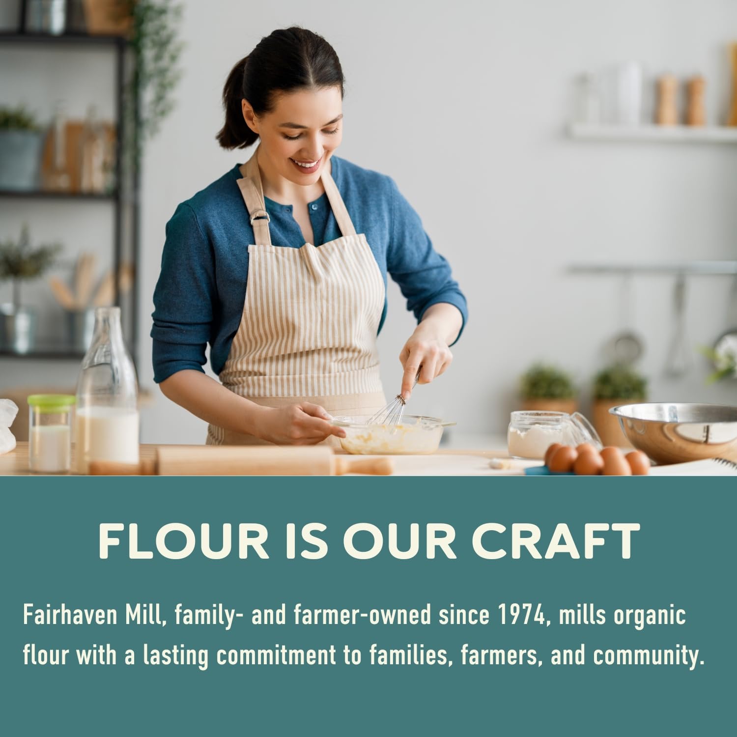 Fairhaven Mill Certified Organic 100% Whole Grain Barley Flour - Non-GMO - Supports Cardiovascular Health - Ideal for Breads, Muffins, Cookies & Everyday Baking - USA Grown and Milled - 5 lbs Bag - Image 7