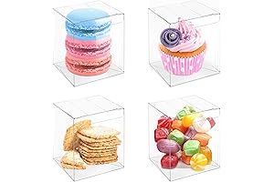 2.25x2.25x3 Inches Small Macaron Box for Party, Wedding, and Gift - 25 Pack