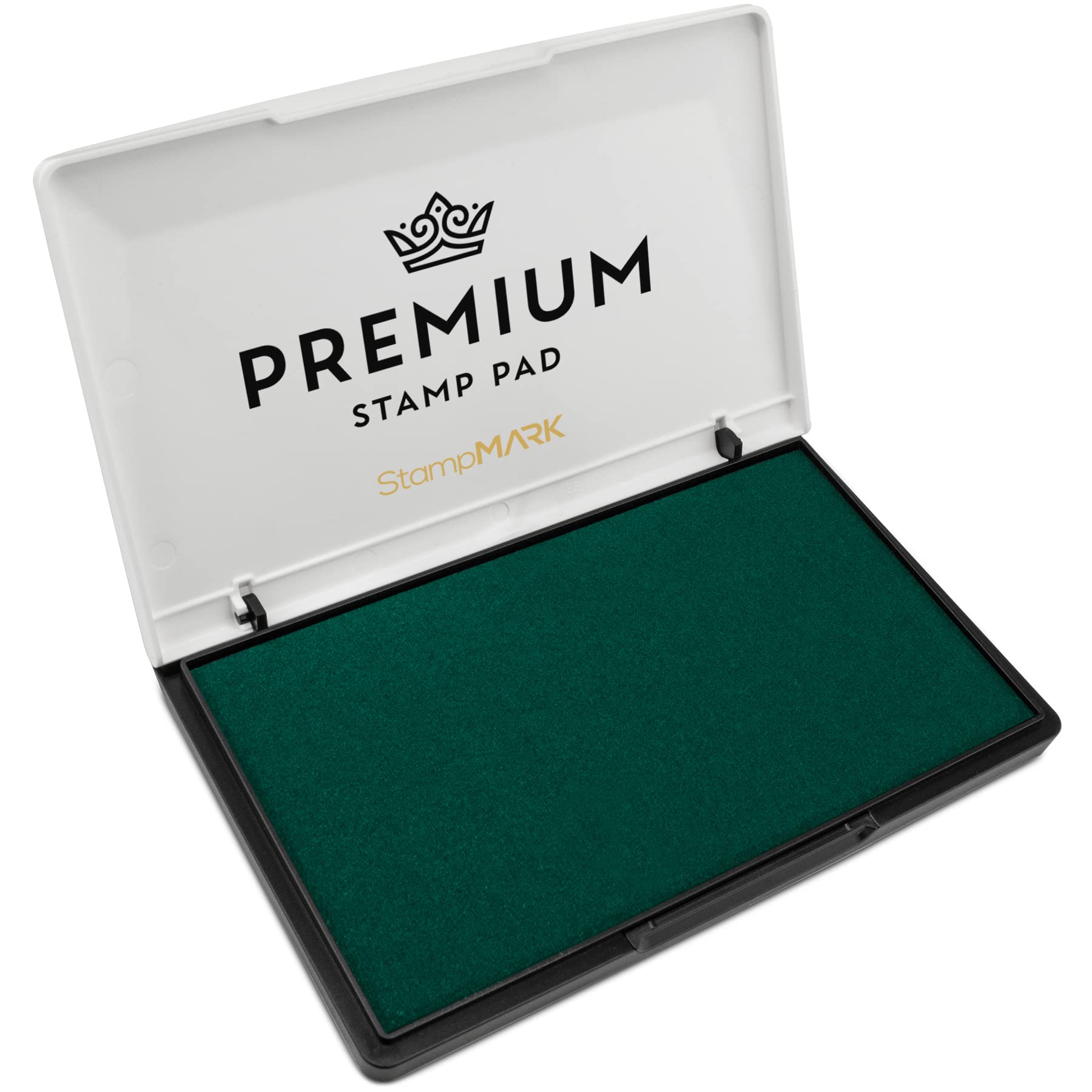 StampMark Tampone per timbri di grandi dimensioni, colore verde - Scegli tra 15 colori inchiostro