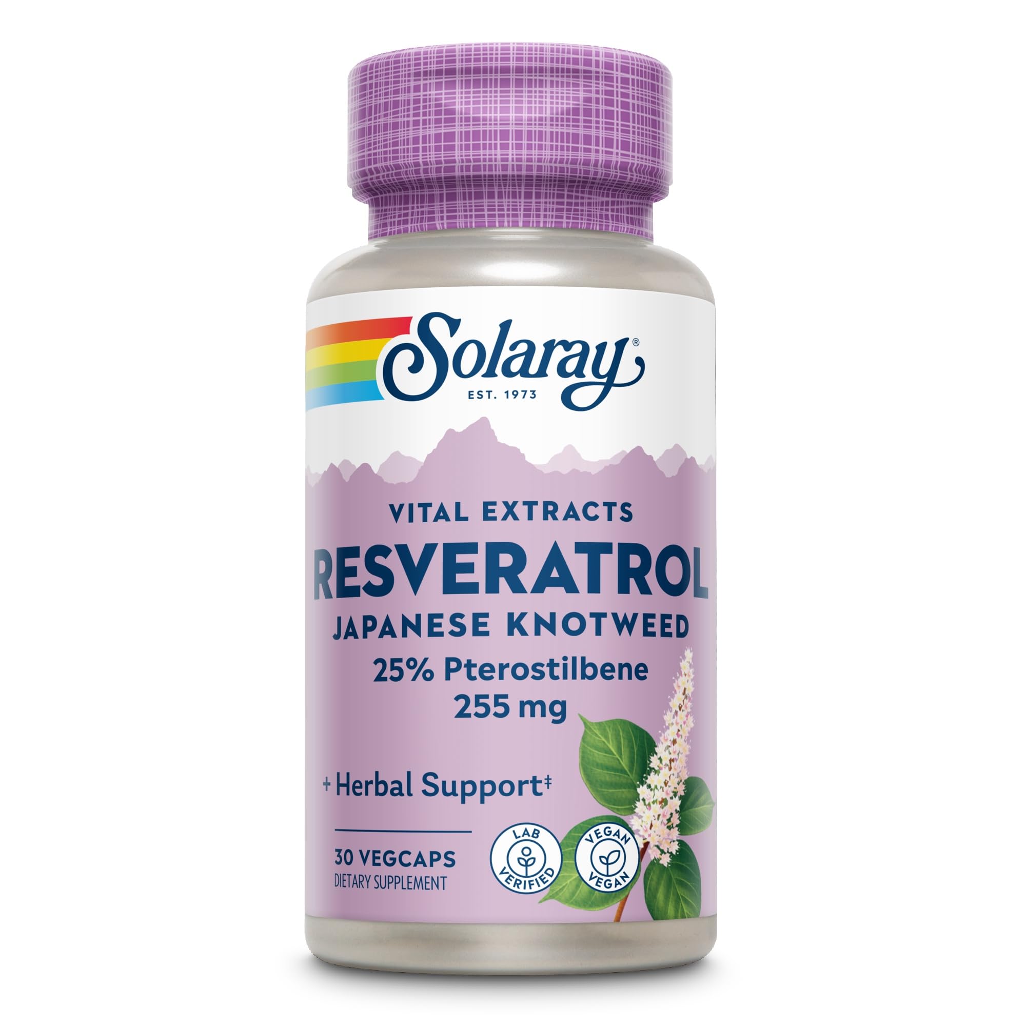 Solaray Super Resveratrol 255mg| 30 VegCaps