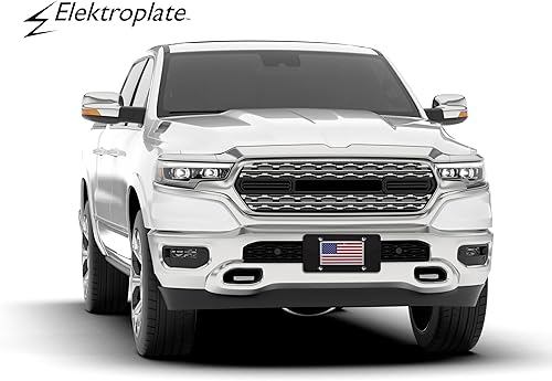 Miniatura 5 de Elektroplate Placa negra con bandera de Estados Unidos