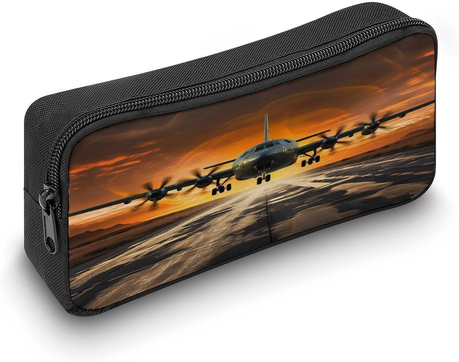 Military Aircraft Landing Makeup Bag Toiletry Bag Cosmetic Bag image 5