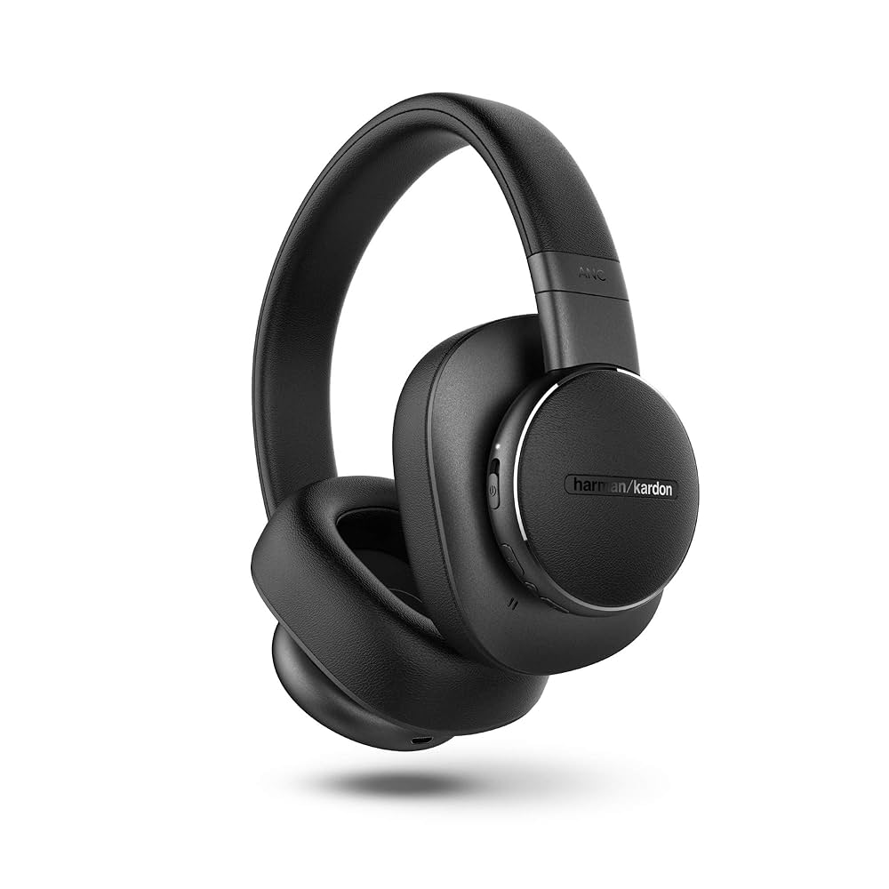 harman/kardon FLY ANC ワイヤレスヘッドホン Harman Kardon Fly Bluetooth Wireless Over Ear Headphone with