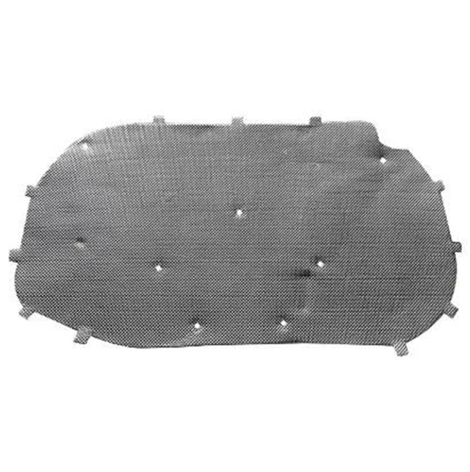 Sound Mat Car Engine Hood Sound Insulation Pad Flame Retardant Mats for VW for Scirocco Accessories 2009~2016(Front All Aluminum)