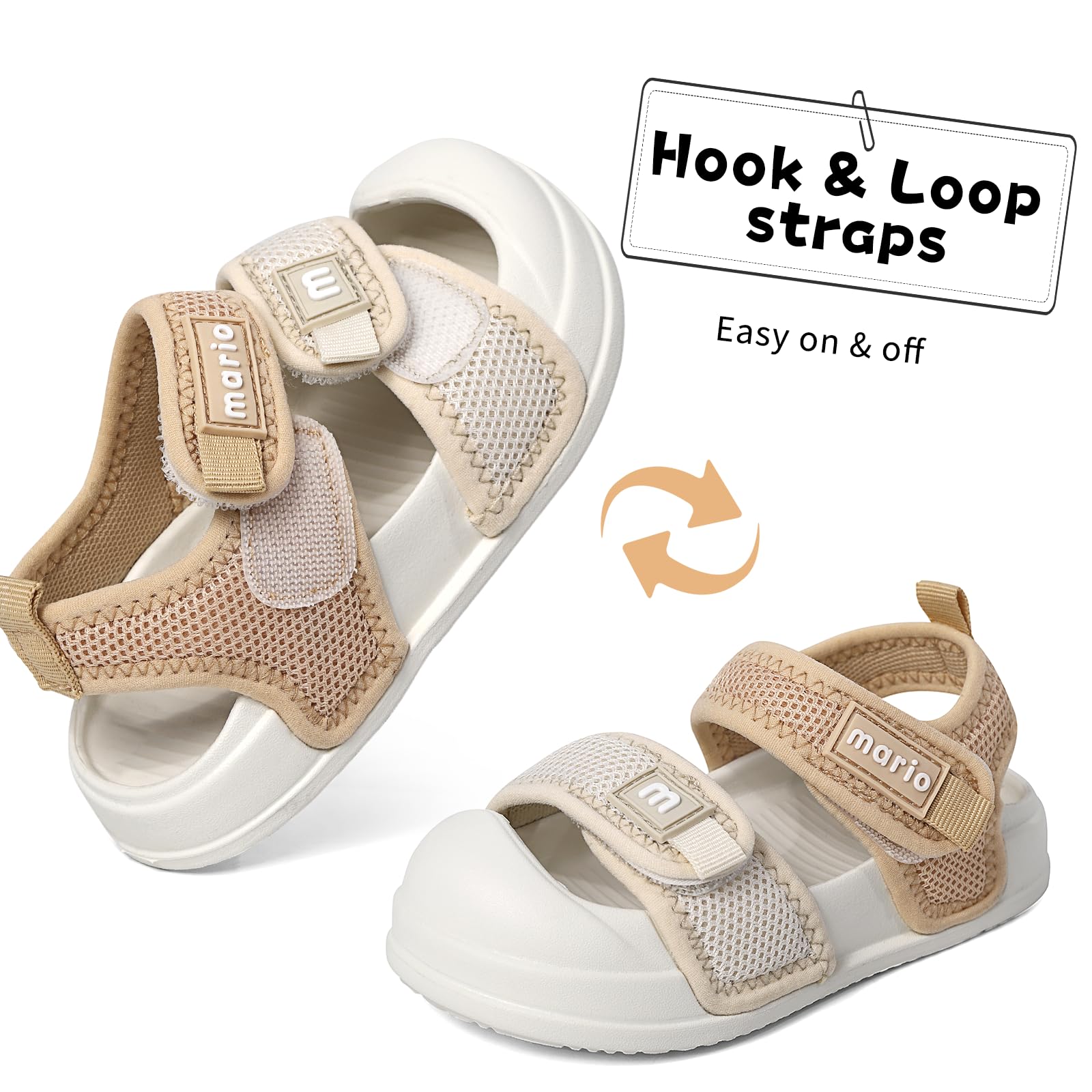 MK MATT KEELY Sandalias Niño Niña Verano Sandalia Deportivas Punta Cerrada Bebé Zapatillas Playa Piscina con Suela Antideslizante
