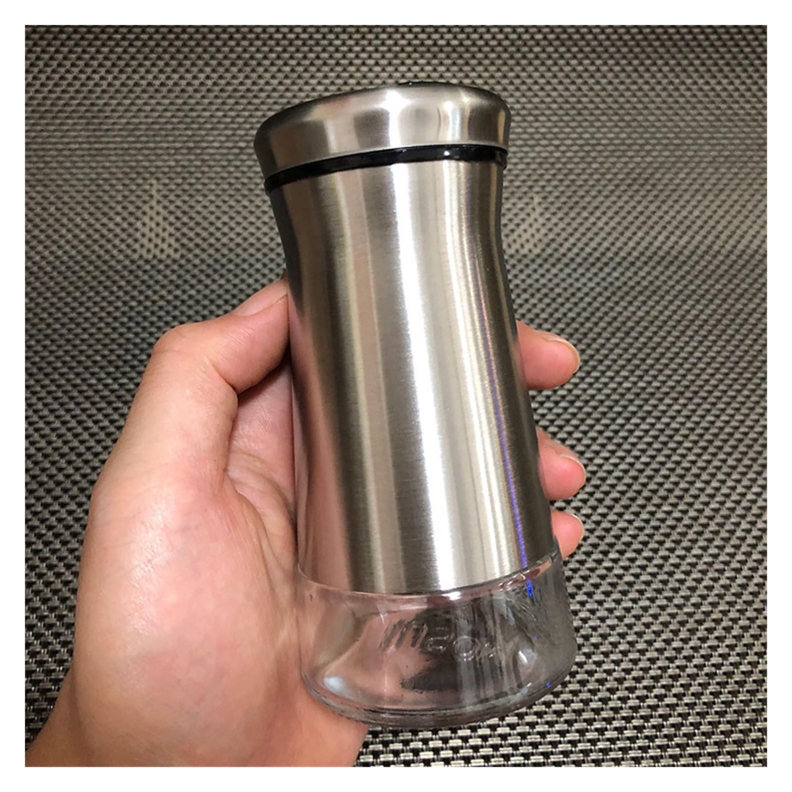 2pcs Stainless Steel Seasoning Bottle Pour Sucre