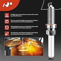 Vista 5 de A-Premium Juego de 4 bobinas de encendido y bujías de iridio compatibles con Mercedes-Benz C300, C350e, E300, Sprinter, GLC300, GLC350e, GLA250