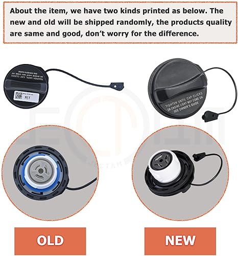 Miniatura 2 de Tapa de gasolina, repuesto de tapa de llenado de combustible para LR053665 Bloqueo de tapa de gas compatible con Range Rover Sport Evoque LR3, LR4