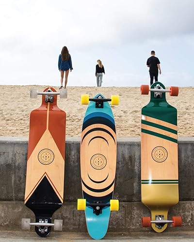 Miniatura 6 de Yocaher Earth Series - Skateboards completos con cinta de agarre BlackWidow Premium 80A de aluminio para camión ABEC-9 con ruedas de patineta de