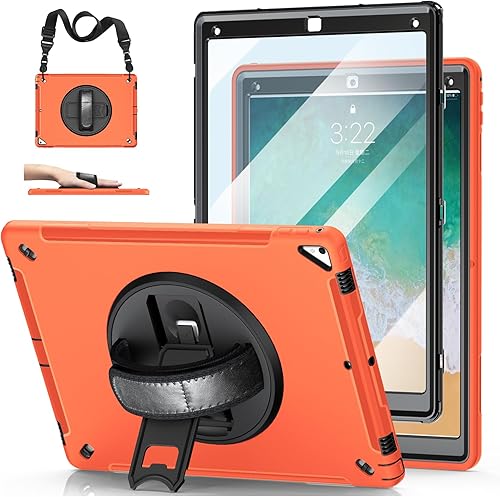 Miniatura 9 de Funda para iPad Pro 12.9 2 generación 2017 y 2015 1 generación grado militar, resistente, resistente, a prueba de golpes, funda protectora con