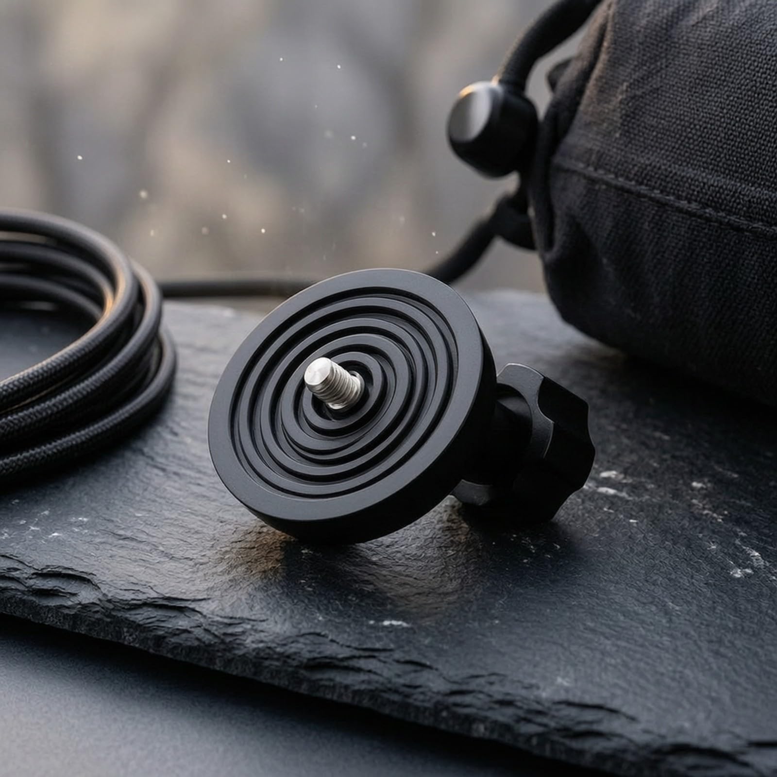 harayaa Adaptador Semiesfera Anodizado | Adaptador Bola a Base Plana, Metálico, Viógrafos