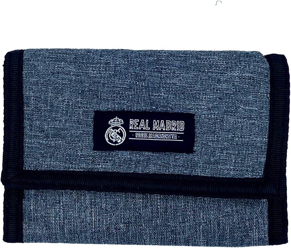 R ROGER'S Real Madrid Grey Wallet Official Product