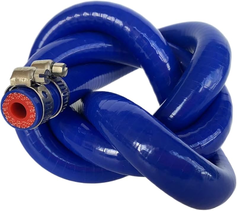 Mangueira de aquecedor em silicone reforçado bekelan 8 mm azul – 0,91 m