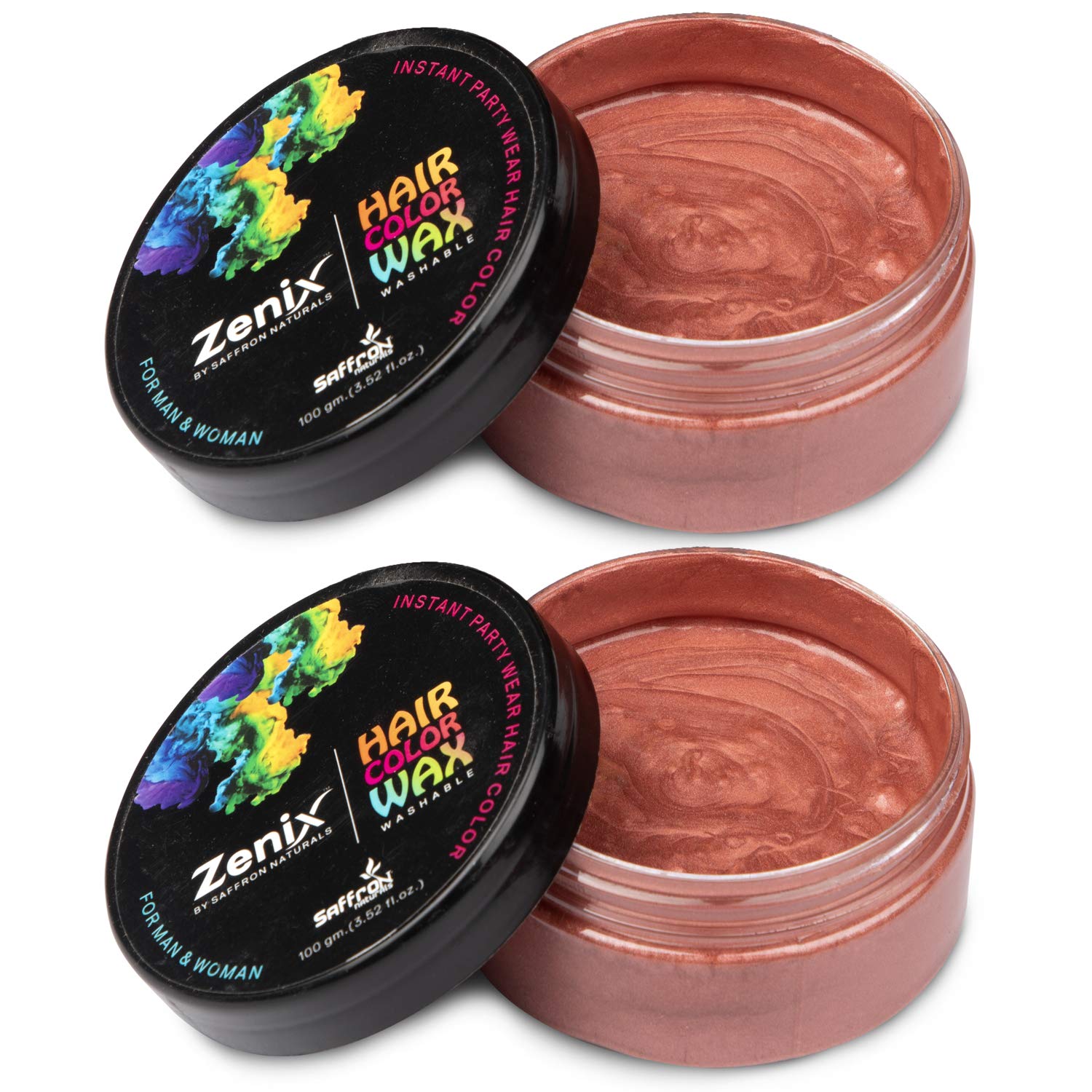 Buy Zenix temporary hair color wax washable instant hair colour for man