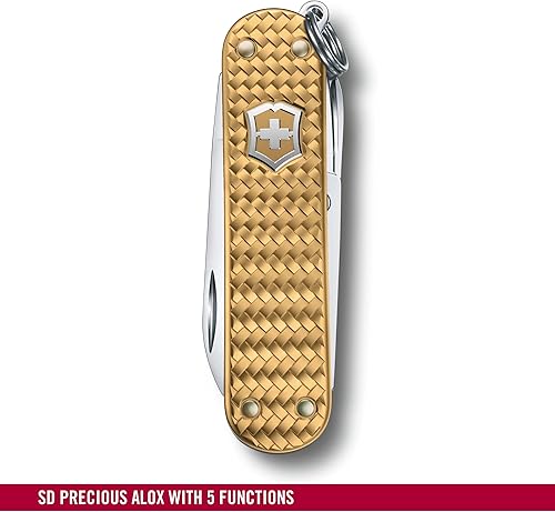 Miniatura 2 de Victorinox Classic Precious Alox - Cuchillo de bolsillo (rojo icónico)