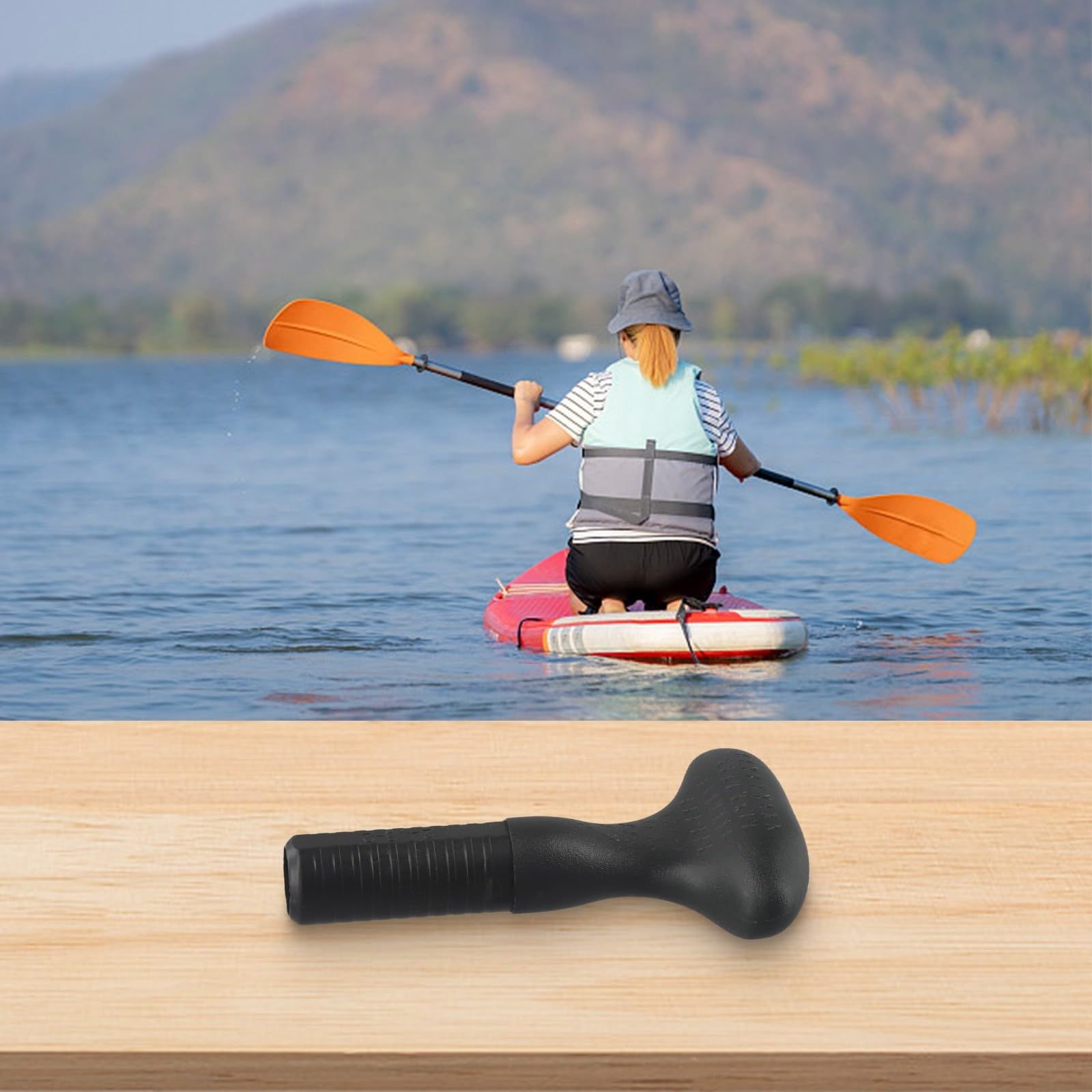 Manico di ricambio in nylon ABS per pagaie canoa SUP paddle surf barca