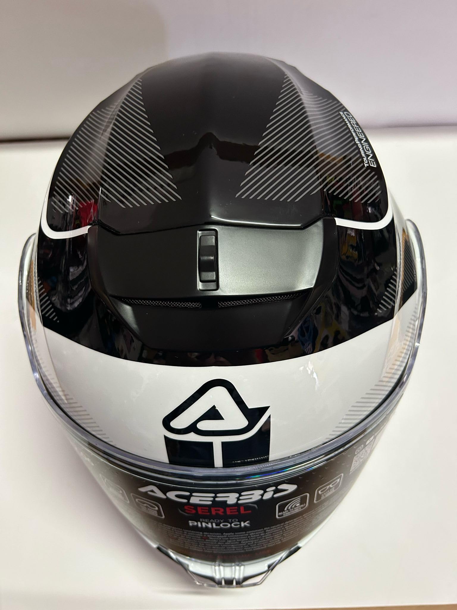Acerbis CASCO SEREL 2206 NERO/BIANCO XS