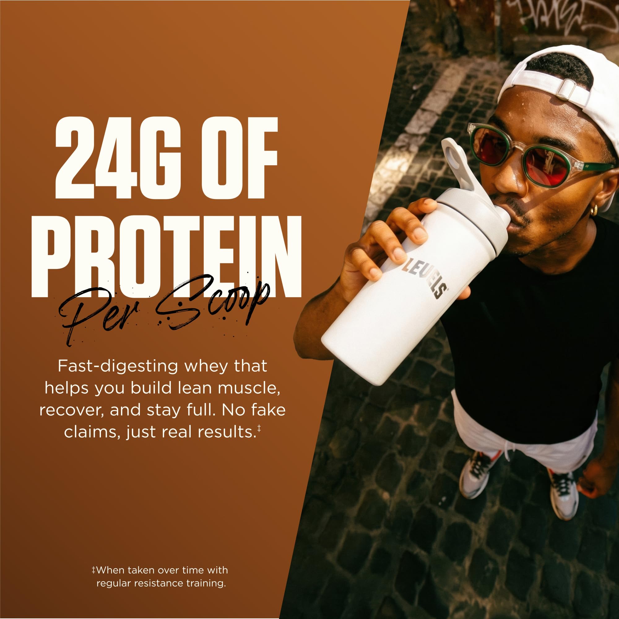 Levels Whey Protein Powder, No Artificials, Chocolate Peanut Butter, 2LB — Amazon image 5