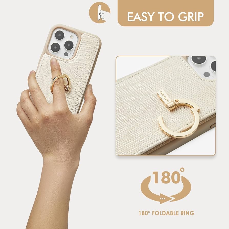 Amazon.com: CUSTYPE for iPhone 15 Pro Max Wallet Case with