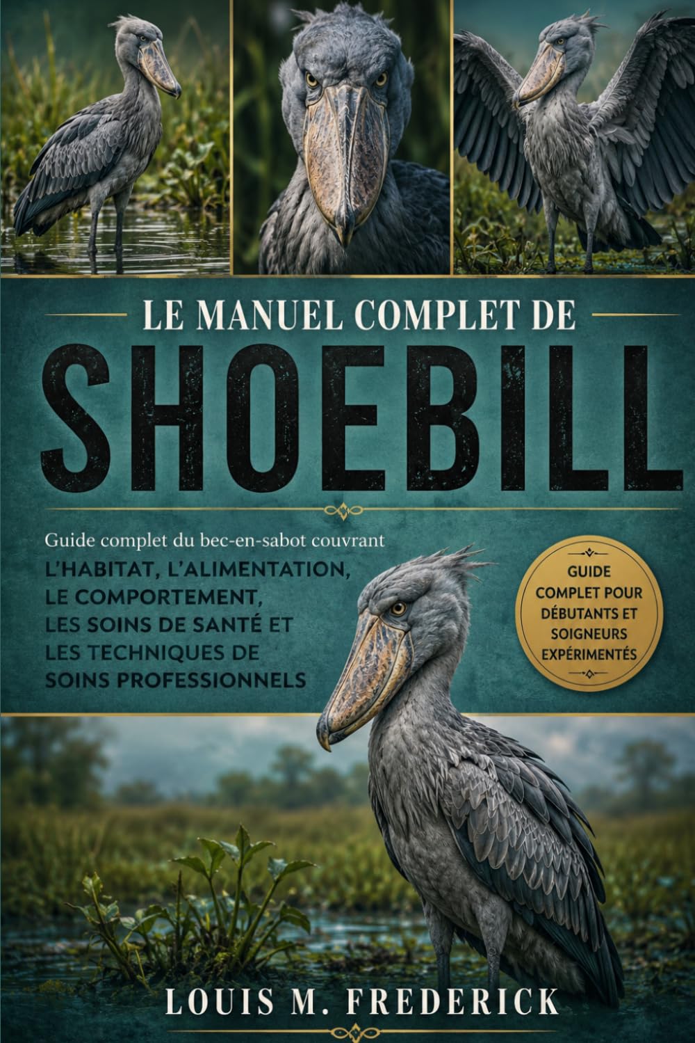 LE MANUEL COMPLET DE SHOEBILL: Guide complet du bec-en-sabot couvrant l'habitat, l'alimentation, le comportement, les soins de santé et les techniques de soins professionnels
