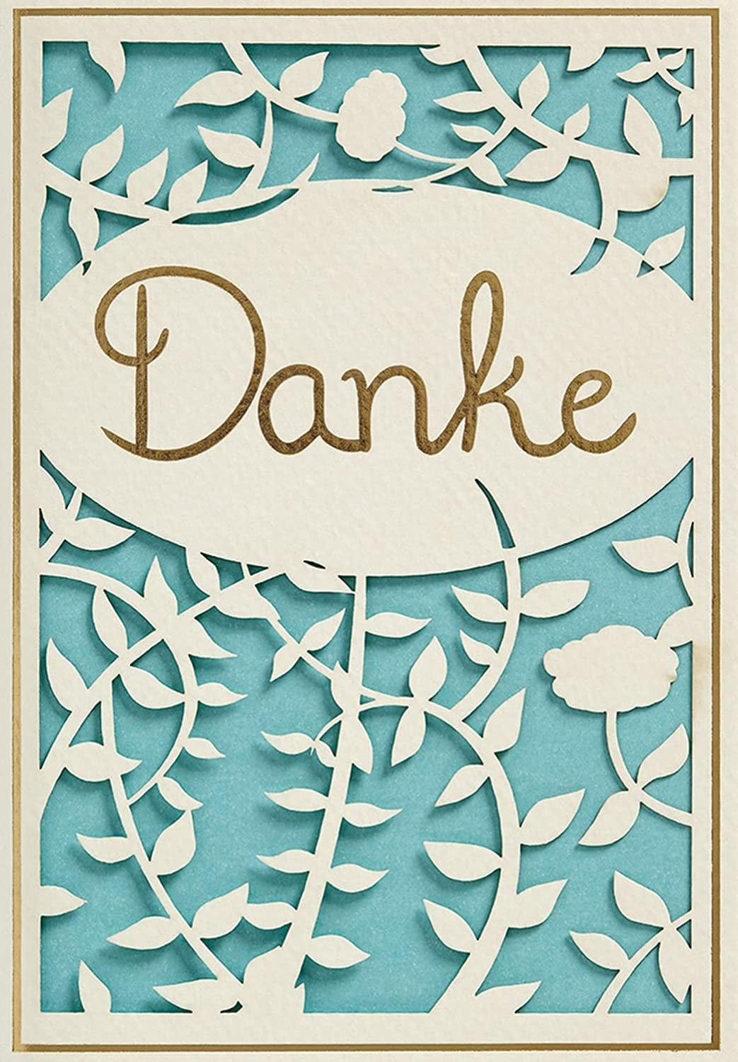 Perleberg Thank You Cards - Lifestyle Collection - Loving Thank You Card - Thank You Cards with Envelope - High-Quality Thank You Cards with Great Motifs - Thank You Cards 11.6 x 16.6 cm