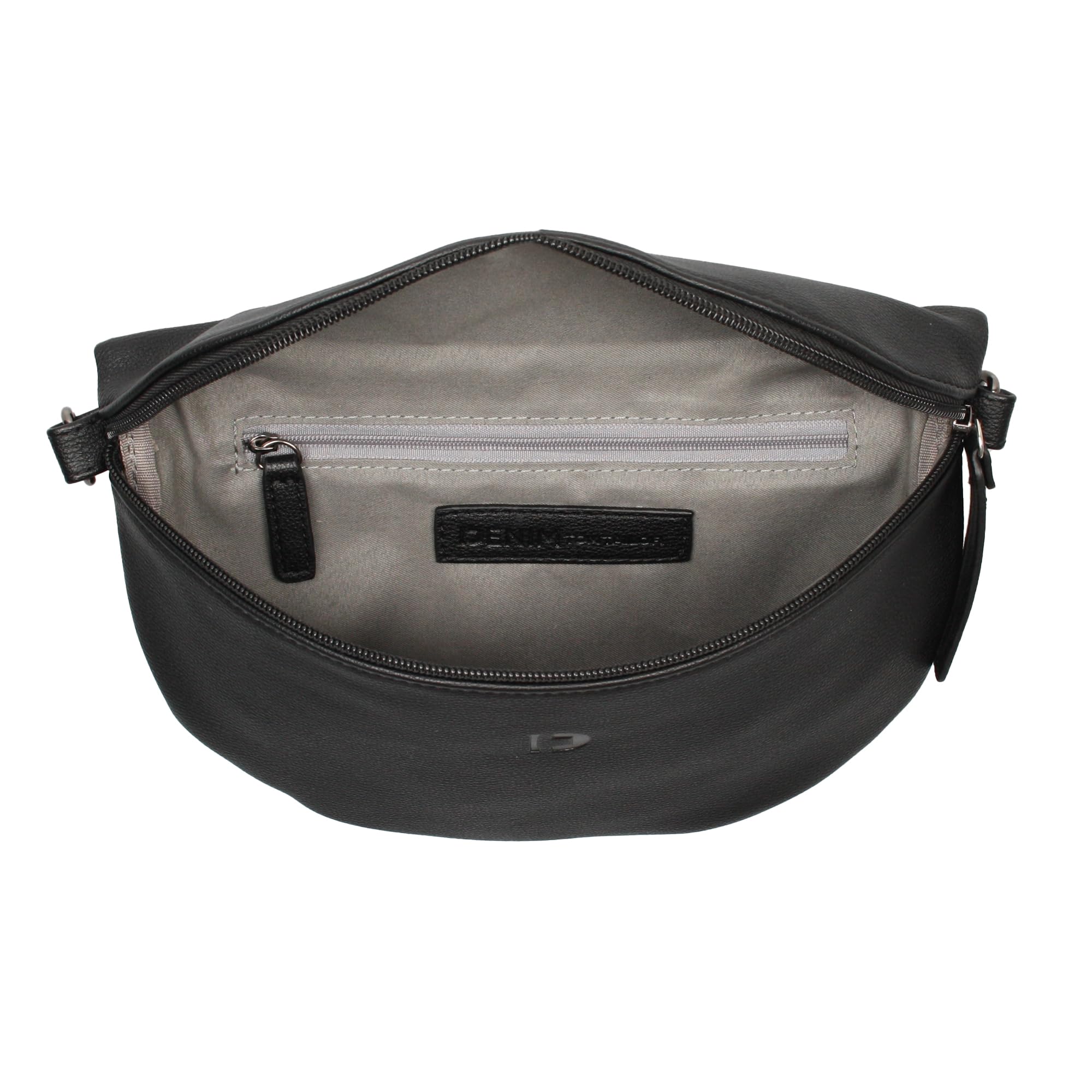 TOM TAILOR Denim Mena Damen Gürteltasche Bauchtasche Klein Schwarz