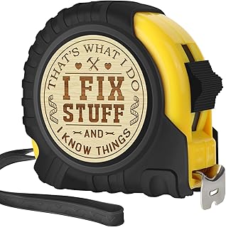 Tape Measure - Gifts for Men, Dad, Husband, Grandpa - Birthday, Fathers Day Ideas - Woodworking, Carpenter Tool Gift
