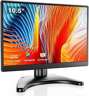 Eyoyo Small Monitor, 10.5inch FHD 1920x1280P Laptop Monitor 100% sRGB 3:2 IPS Computer Display, Small Portable Monitor for PC Raspi Gaming