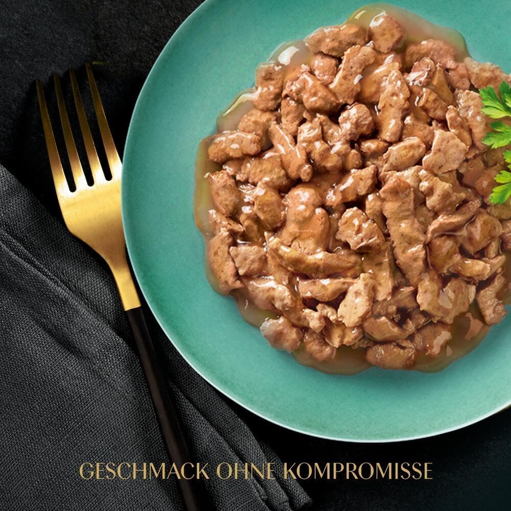 Sheba Salsa Collection Bustine fresche Cibo umido Selezione di pesce per gatto adulto 4 varietà 40x85g