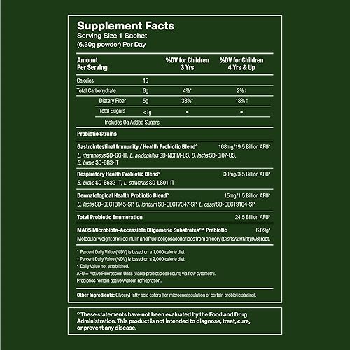 Miniatura 4 de Seed PDS-08 Pediatric Daily Synbiotic  Prebiótico y probiótico a base de fibra para niños  Salud digestiva, regularidad, alivio del estreñimiento