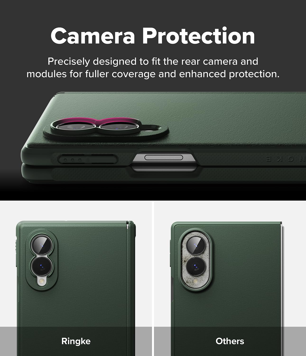 Ringke Funda y Protector Pantalla para Galaxy Z Fold 8