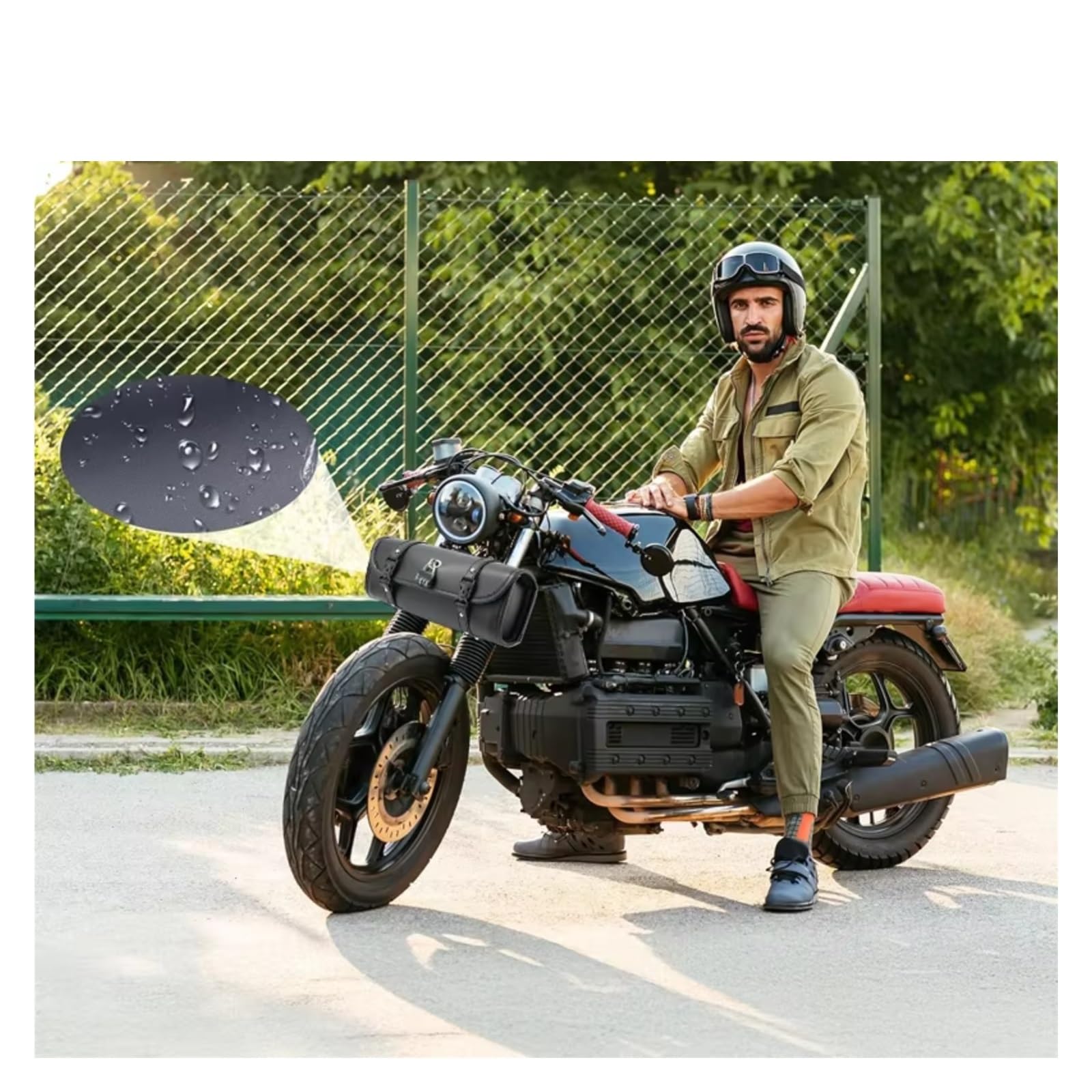 Borsa Laterale Per Moto Con Serratura Universale 1 Pezzo Portaoggetti Per Sella Impermeabile Per Attrezzi Sostituzione Degli Accessori Per Sacche Moto