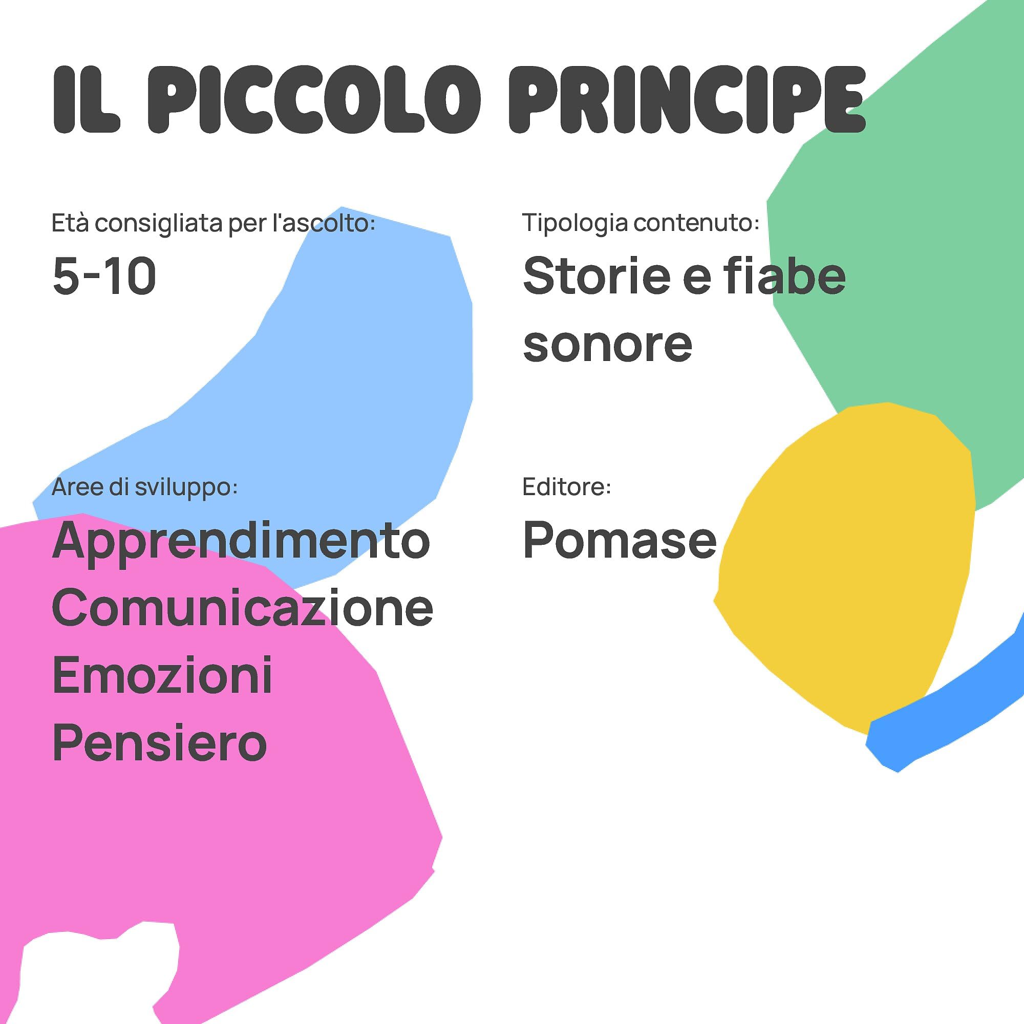 FABA Disco Sonoro – Il Piccolo Principe - Storie e fiabe sonore per bambini e bambine 5-10 anni - Ascoltabile con il Raccontastorie e FABA+, gioco educativo versione italiana