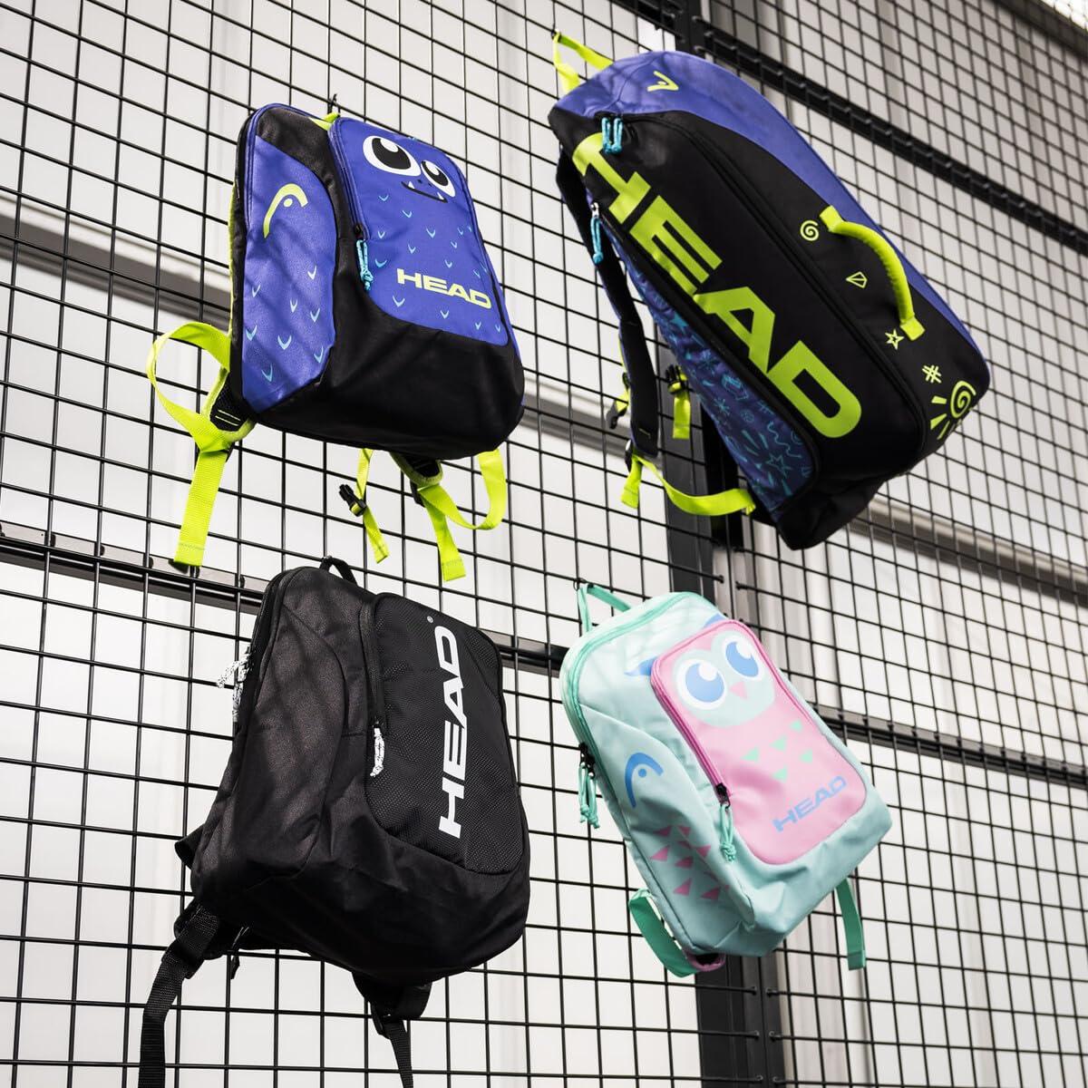 HEAD Unisex Youth JR Tour Racquet Bag Monster torba tenisowa, zielona kwasowo-czarna, S