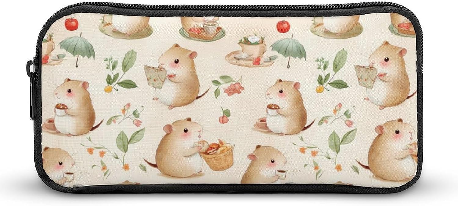 Cute Hamsters Travel Cosmetic Bag Makeup Bag