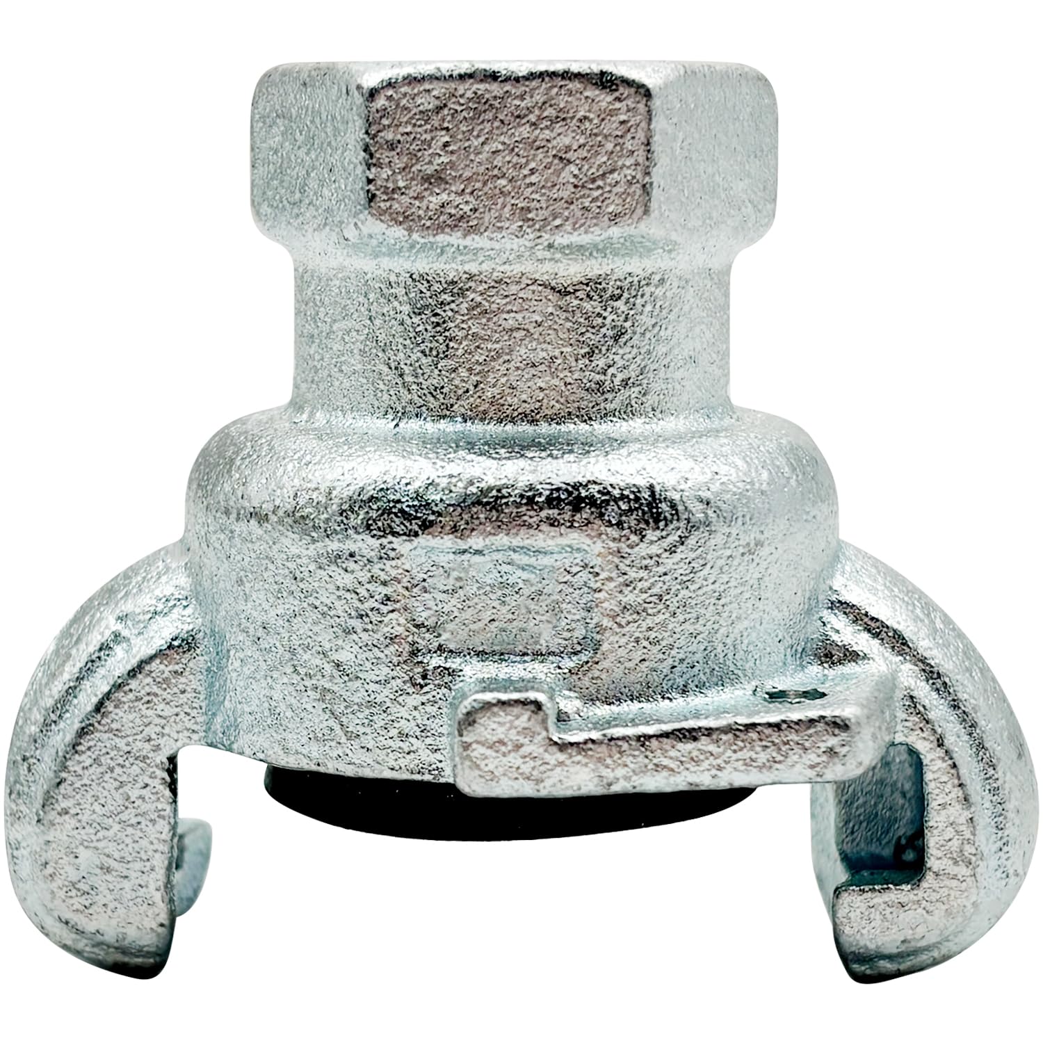 3/8mu 4 piezas NPT de hierro manguera de aire, acoplamiento universal, ajuste Chicago (extremo hembra NPT, 3/8 pulgadas)