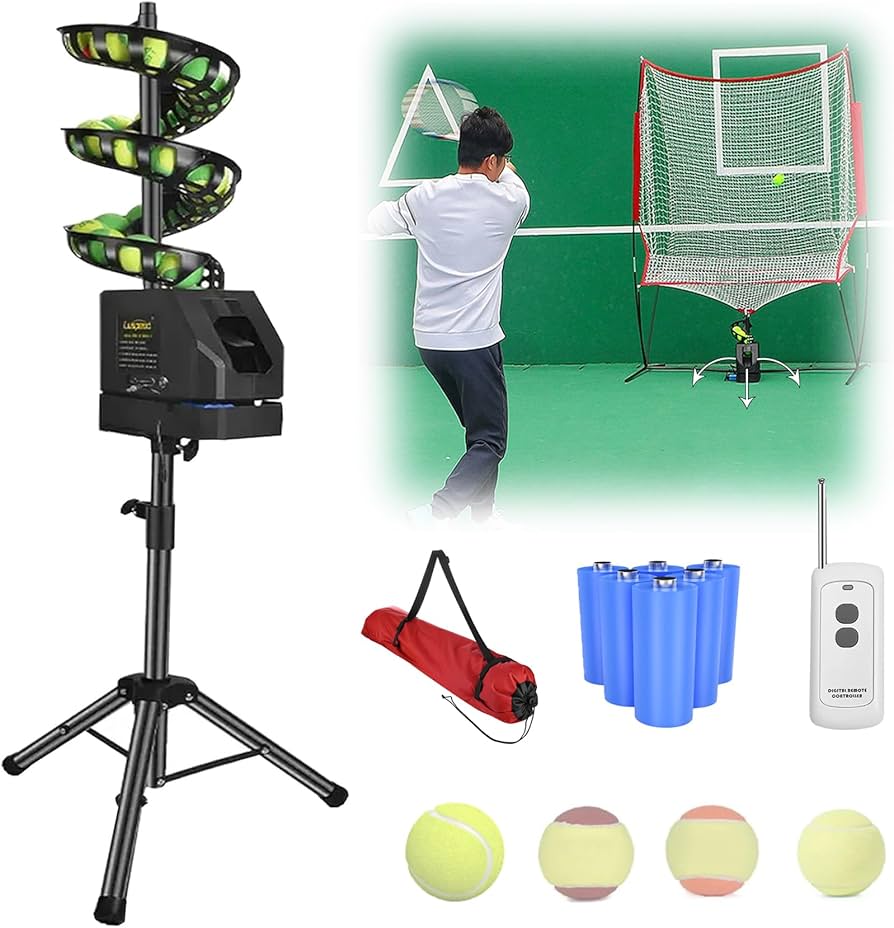 チャッピー　テニスボール自動球出し機 チャッピー テニスボール自動球出し機 Amazon.co.jp: Vrapnudc テニス