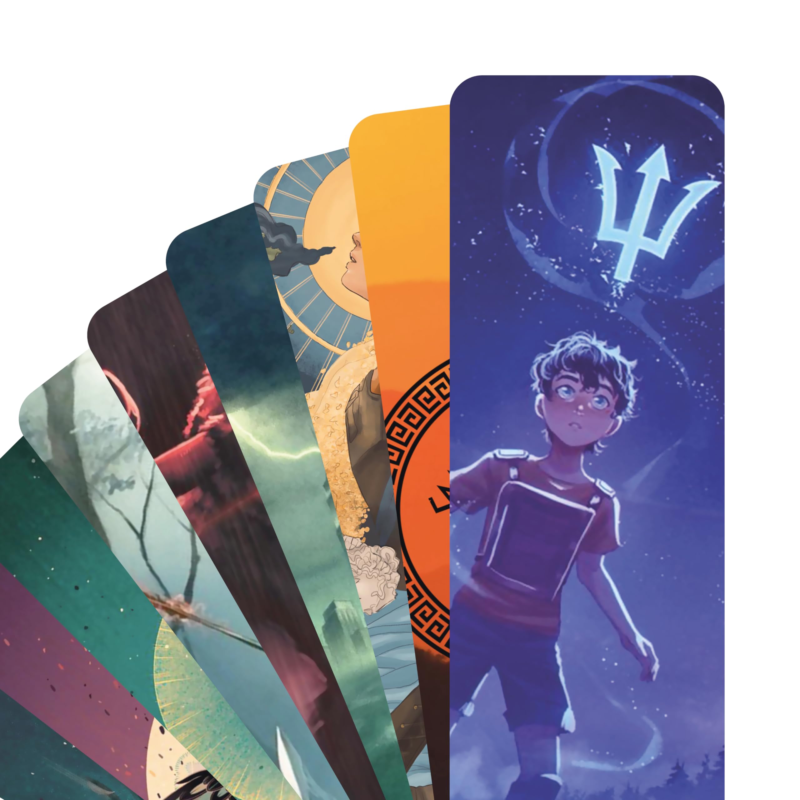 Separadores de Libros Percy Jackson Set de 9 Marcadores Ilustrados