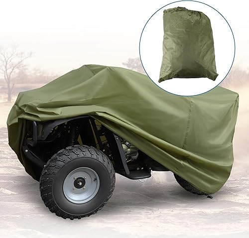Miniatura 6 de X AUTOHAUX Cubierta ATV para Polaris Scrambler 850 XP 1000 para Yamaha Grizzly Oxford para todas las estaciones, impermeable, protección al aire