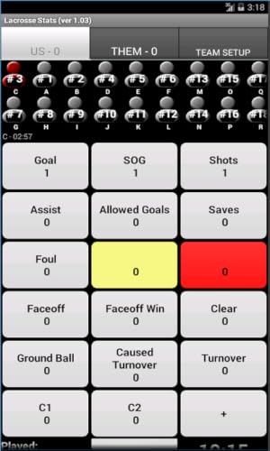 Lacrosse Stats