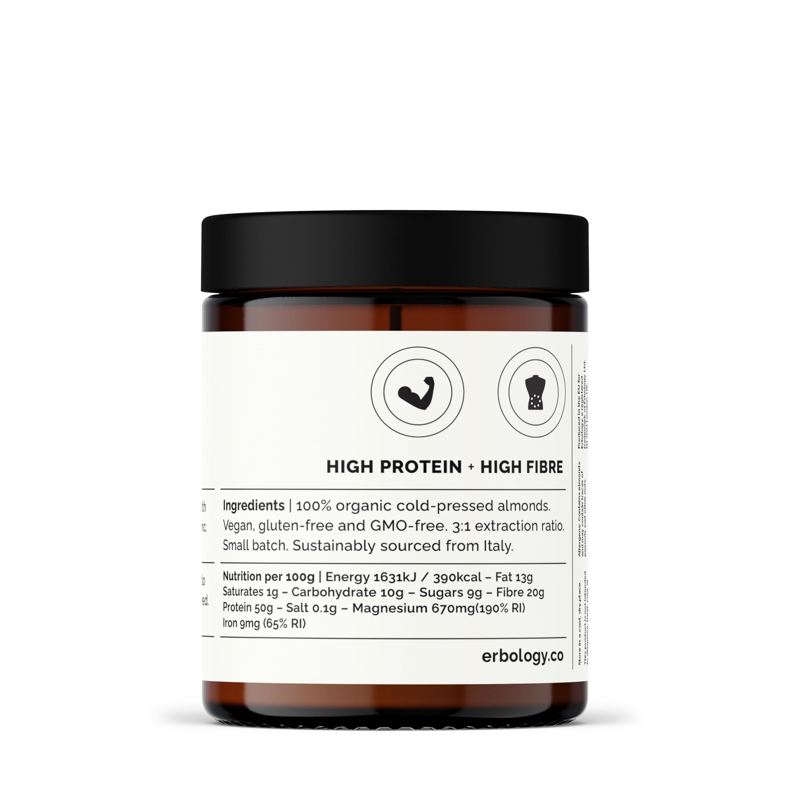 Latte Di Mandorle In Polvere Badaam – Biologico, 100% Mandorle (100-500g) – Spedizione Gratuita