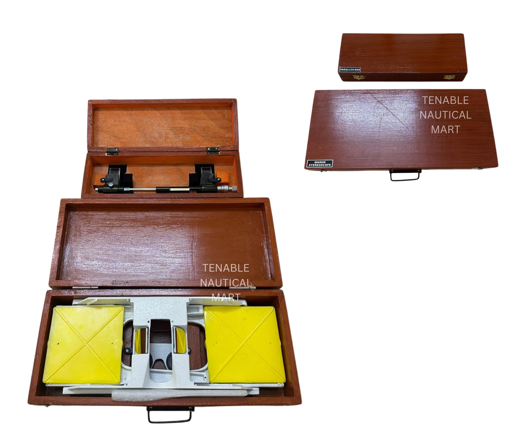 Professional Mirror Stereoscope Kit with Parallax Bar | Precision Photogrammetry & Mapping Tool-image-44