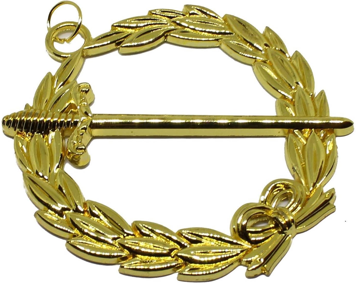 Bricks Masons Grand Tyler Blue Lodge Officer Collar Jewel - Gold Metal
