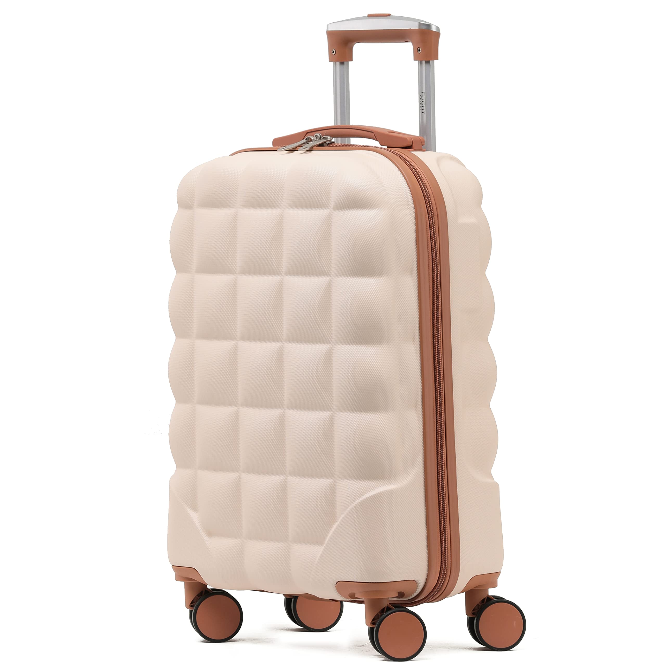 Bubble Suitcase Ryanair easyJet Jet2 Approved 8 Wheel Hardcase Suitcases Cabin or Medium & Large Check-in Sizes