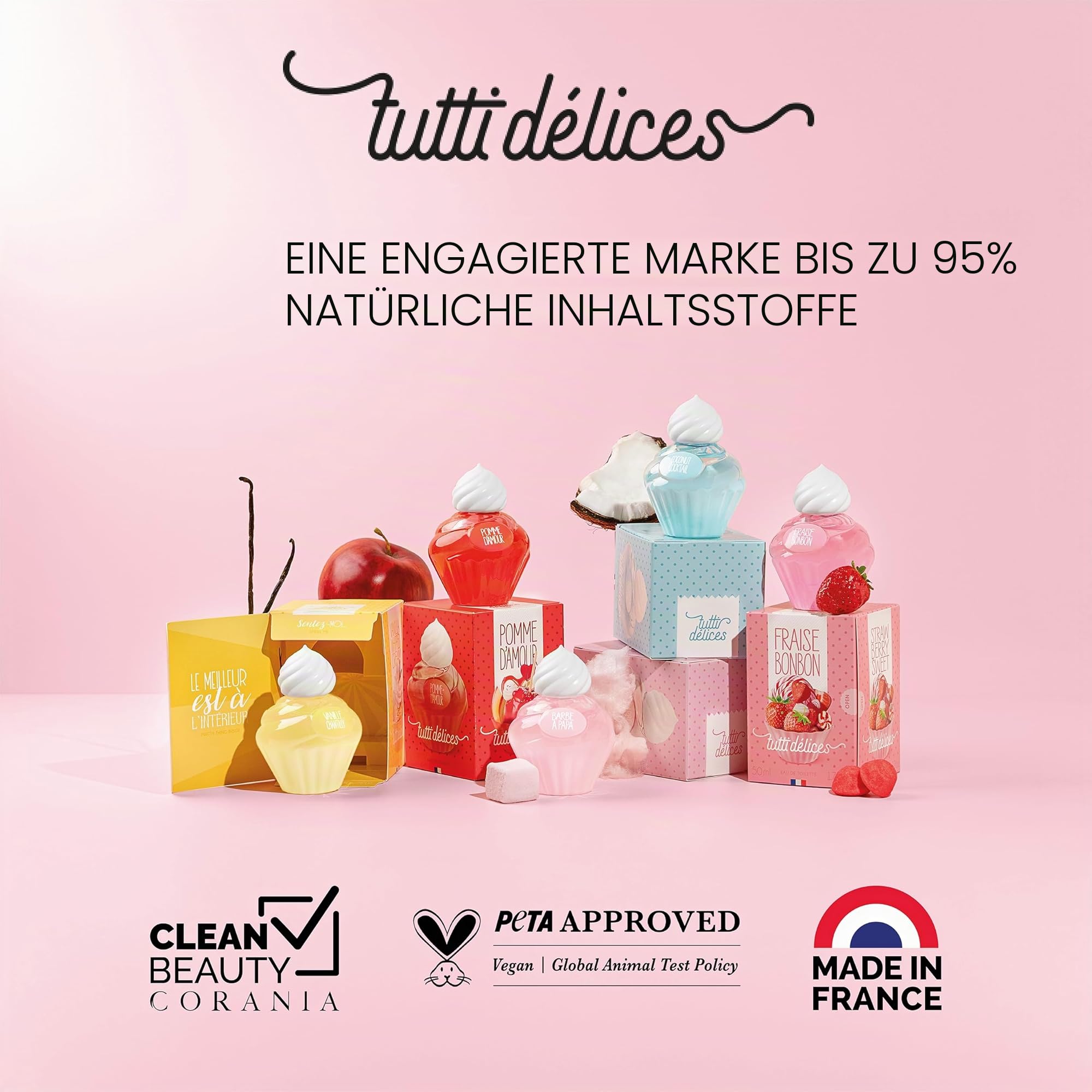 Tutti Delices | Kokosnuss-Cocktail | Eau de Toilette 50 ml - Gourmandes und fruchtiges Parfum für Damen