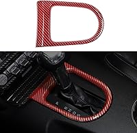 Vista 9 de RT-TCZ Cubierta del marco del panel de cambio de marchas, accesorios adhesivos compatibles con Ford Mustang 2015 2016 2017 2018 2019 2020 2021 2022
