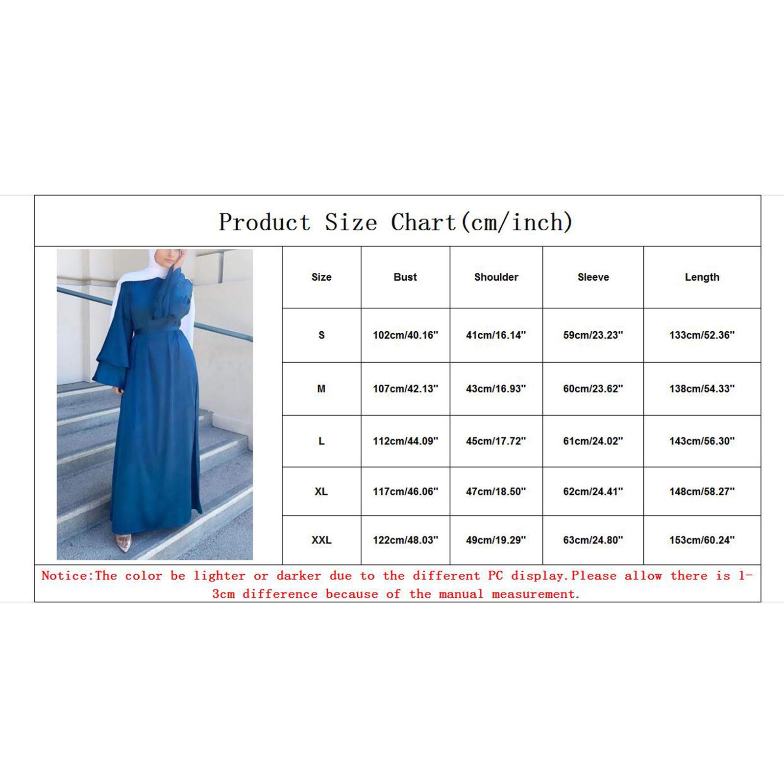 AMDOLE Robes de soirée pour femme, robe longue en satin musulman, robe de mode à manches pour femme, robe fantaisie