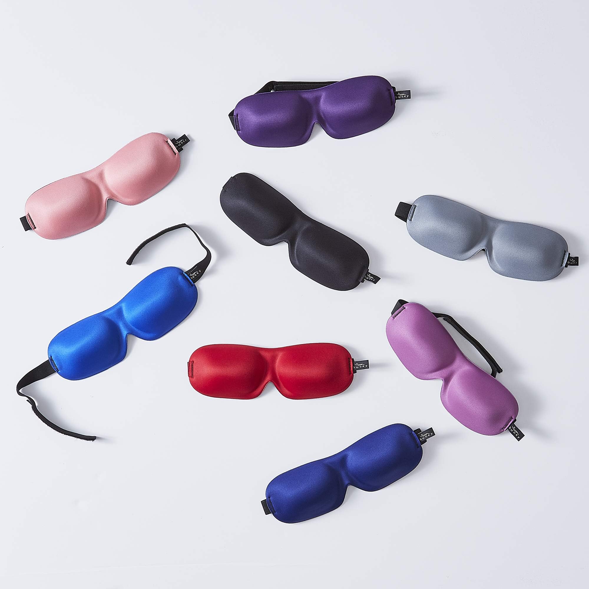 Bucky No Pressure Eye Mask for Travel & Sleep, Navy, One Size